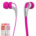 Wholesale KIKO CX330 Powerful Stereo Earphone Headset with Mic (CX330 Hot Pink)